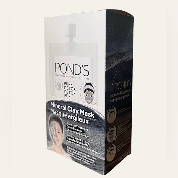 Pond's Pure Detox Mineral Clay Mask - 6pcs x 0.28oz/8g - Picture 2 of 7